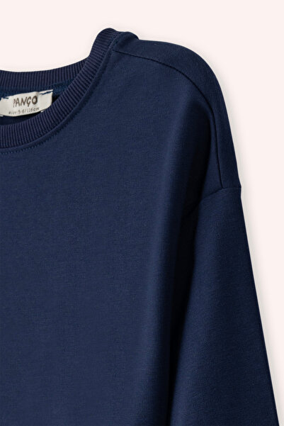 Panço Kız Çocuk Lacivert Sweatshirt