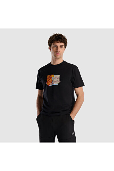 New Balance MNT1511 Siyah Erkek Tişört