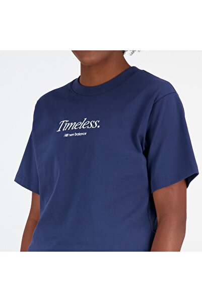 New Balance Γυναικείο T-Shirt WNT3379 Navy Blue