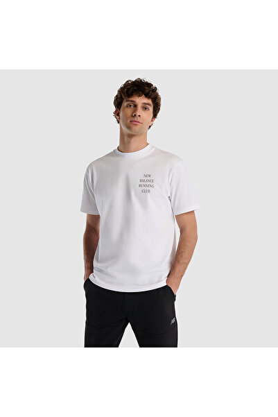 New Balance MNT1513 Beyaz Erkek Tişört