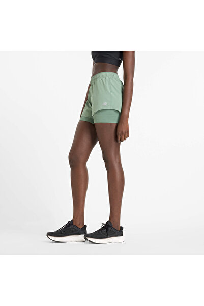 New Balance Ws41287 Yeşil Kadın Şort