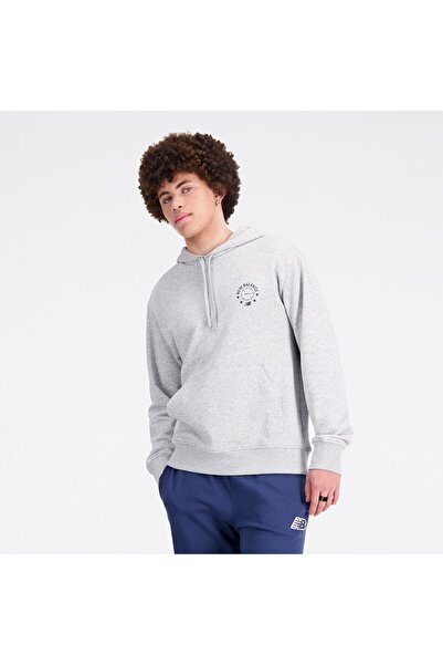 New Balance MNH1411 Gri Erkek Sweatshirt
