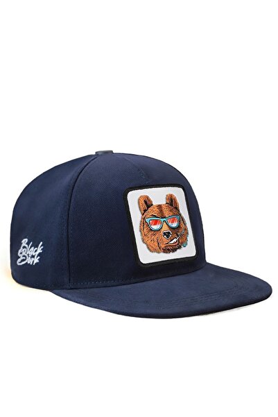 BlackBörk Παιδικό καπέλο μπέιζμπολ με λογότυπο Hip Hop Kids Bear Navy Blue