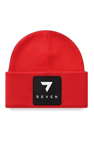 BlackBörk Red Beret with Number 7 Logo