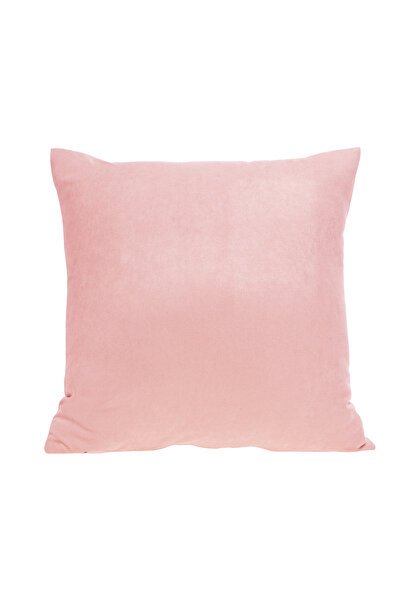 ÖZENEV Panoroma Pink Plain Simple Decorative Pillowcase with Size Options Suitable for Punch (Panç) Embroidery