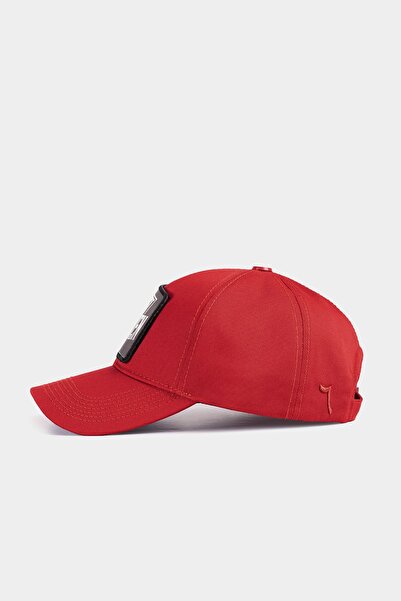 BlackBörk Six 7 Number Logo Red Baseball Cap