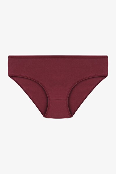 koza iç giyim 3'lü Desenli Pamuklu Yüksek Bel Bato