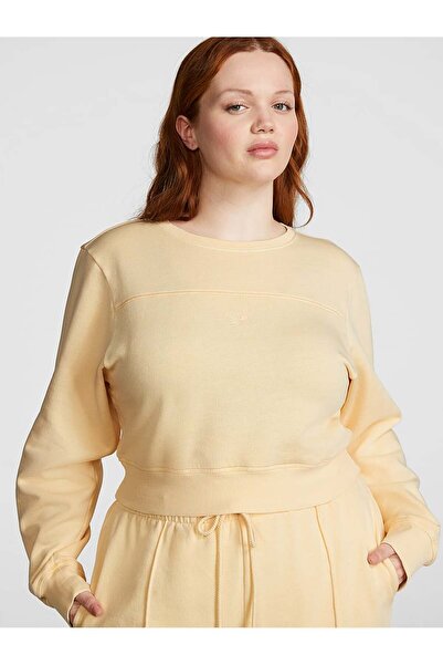 PINK Ivy Fleece Robalı Crew Sweatshirt