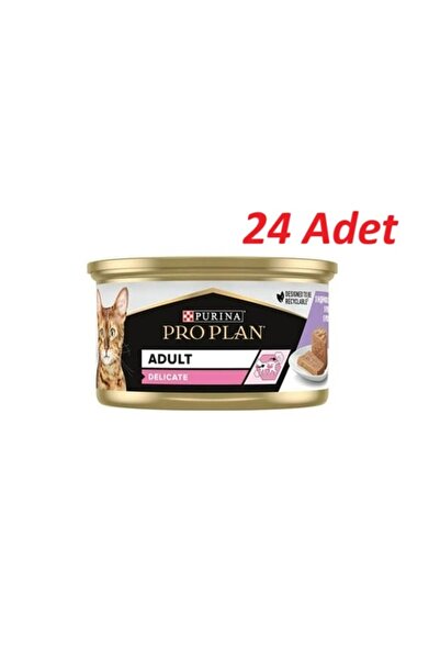 Pro Plan Pro Plan Delicate Hindili Kedi Konservesi 85 gr 24 Lü Avantaj Paketi