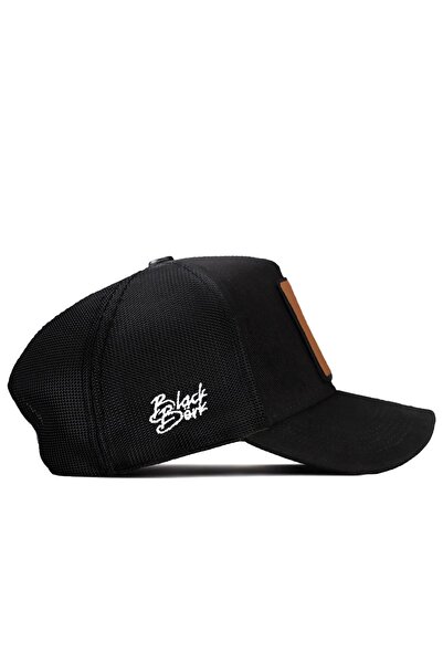 BlackBörk Чорна кепка Trucker з логотипом Limited Edition