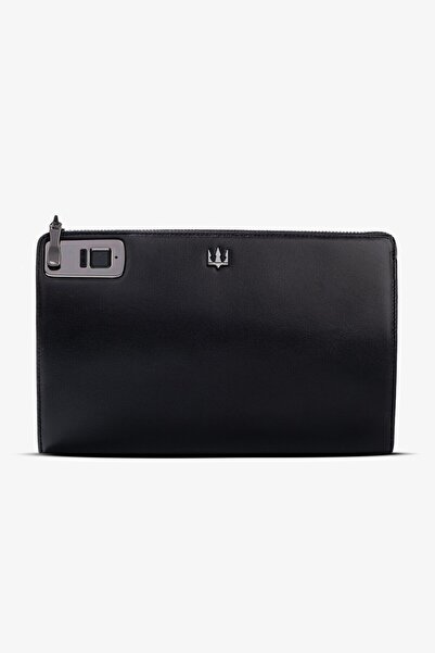 Getto Deri Trace Parmak İzi Okuyucu Hakiki Deri Kişiye Özel İsim Baskılı El Ç...