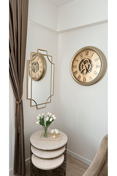 MKS Design 60x100 Asimetrik Duvar Dekor Aynası / Duvar Aynası / Konsol Aynası / Düzensiz Ayna / Estetik Ayna