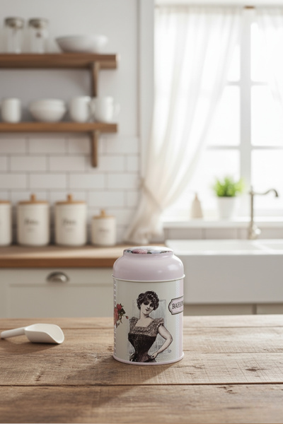 EVLE Ef080-77 Rose Finette Blanche Desenli Baharatlık 0,6 Lt