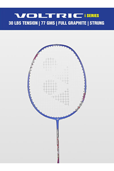 YONEX مضرب تنس الريشة الجرافيتي من سلسلة I | 5U G4 | شد 30 رطلاً | إصدارات Astrox/Voltric | شد