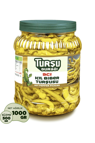 TURŞU DURAĞI Acı Kıl Biber Turşusu 1 KG