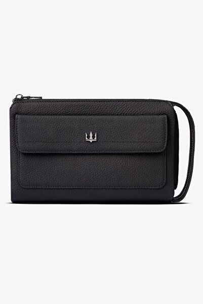 Getto Deri Ombre Hakiki Deri Kişiye Özel İsim Baskılı El Çantası