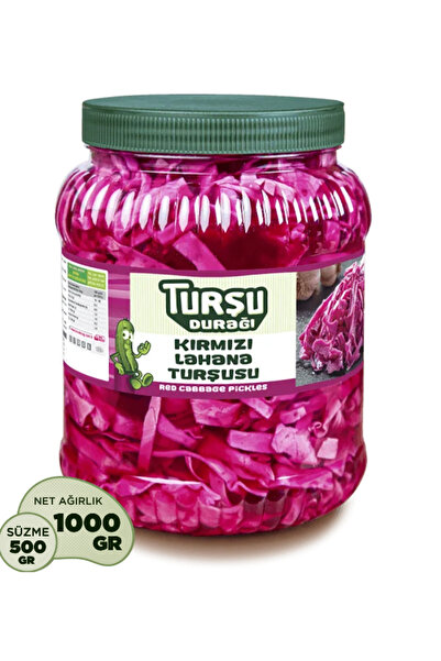 TURŞU DURAĞI Kırmızı Lahana Turşusu 1 KG