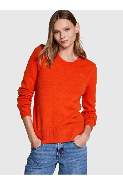 PINK Collegiate Yuvarlak Yaka Kazak