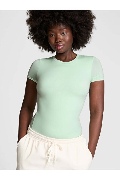 PINK Base Esnek Kısa Kollu Tişört