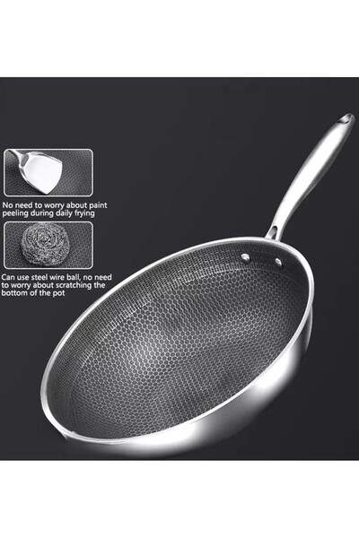 Generic Stainless Steel Deep Fryer size 34cm