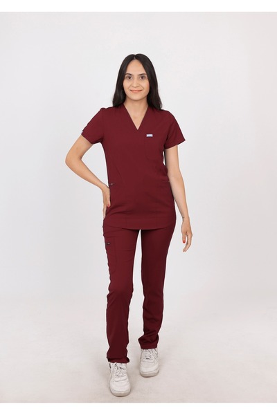 oksijen uniform Sapphire - Burgundy (Set)