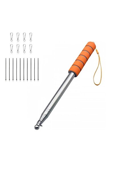 Paras Ticaret 2 Metre Uzayabilen Aksesuarlı Rehber Çubuğu Teleskopik Bayrak İ...