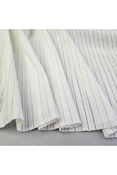Kaf Kumaş Ecru Pointelle Perforated Rib Fabric |   100% Cotton |   Model-11