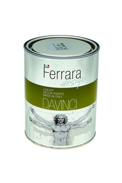 Ferrara Design Vopsea decorativa perlata Davinci, Ferrara Design, Mystic Gray, cod DAA10, pe baza de apa, pentru in