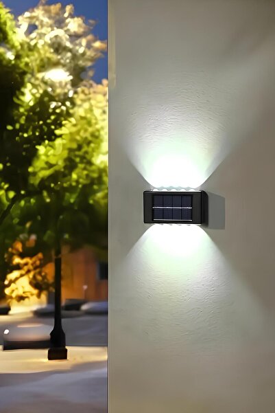 Gragas Güneş Enerjili Modern 10 LED'li Aplik