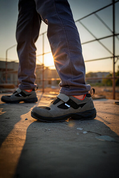 YDS GPP 05 AYAKKABI GRİ SÜET İŞ AYAKKABISI