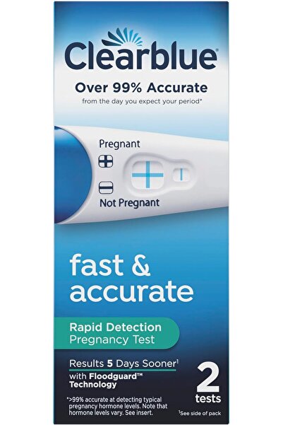 Unbranded/Generic Clearblue Rapid Detection Pregnancy Test, Home Pregnancy Kit, 2 Count