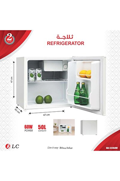 DLC Refrigerator for food and light drinks