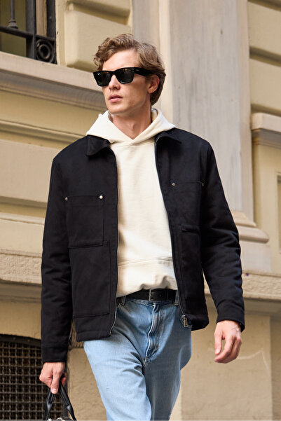 Danger Чоловічий бавовняний піджак-куртка чорний