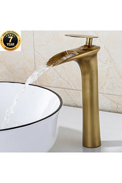 OEM Banyo Çanak Lavabo Bataryası Antik Şelale Renk Yeni Model 7 Yıl Garantili...