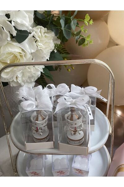 PERİ Doğum Hediyesi Hoşgeldin Bebek Atlı Karınca Hediyelik 20 Adet