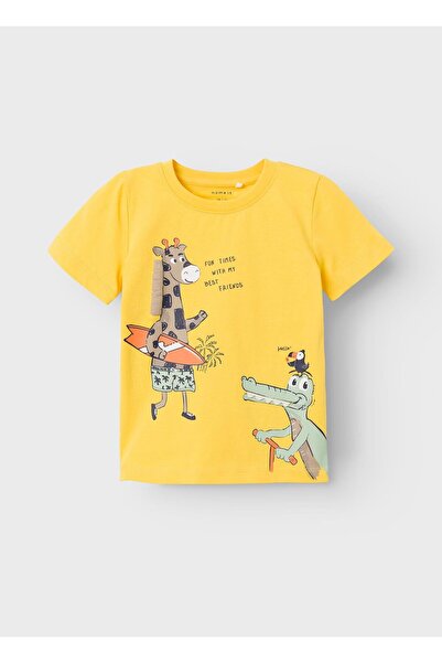 name ıt Yellow t-shirt