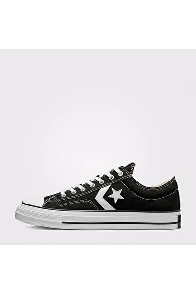 Converse Erkek Siyah Star Player 76 Premium Canvas Spor & Günlük Ayakkabı A01607C-BLACK-Vint