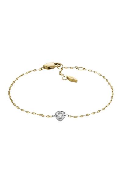 Fossil JF04679-998 سوار نسائي على شكل قلب