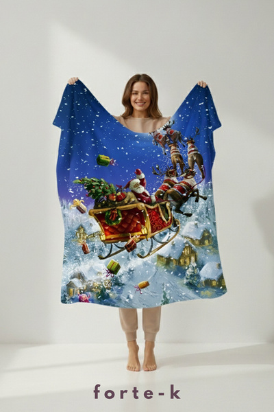 Fortek Home Digital Printed Fleece Blanket - Tv Blanket - Fleece Blanket