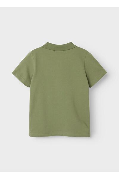 name ıt T-Shirt Polo Neck Green