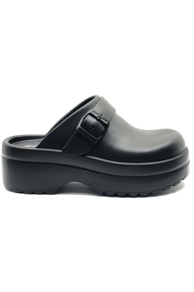 Kocamanlar Ayakkabı Kocamanlar Sabo Doctor and Nurse Slippers Thick Sole Orthopedic Women's Slippers Black