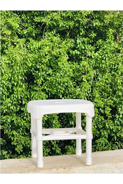 güzelşehir züccaciye evinizin ihtiyaç merkezi ÇELİK AYAKLI KAYMAZ BANYO TABURESİ