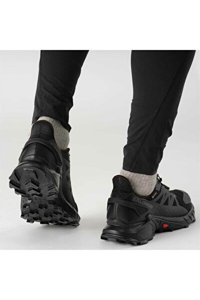 Salomon Erkek Siyah Supercross 4 Gore-tex Outdoor Ayakkabı L41731600-Black