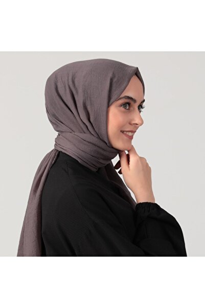 ipekistanbul Ultra İnce Pamuk Şal - Koyu Füme