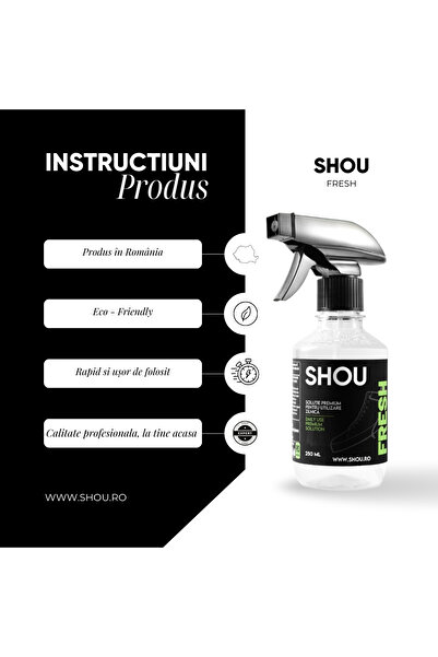 SHOU Solutie Curatare Incaltaminte Premium BIO - - Produs in Romania