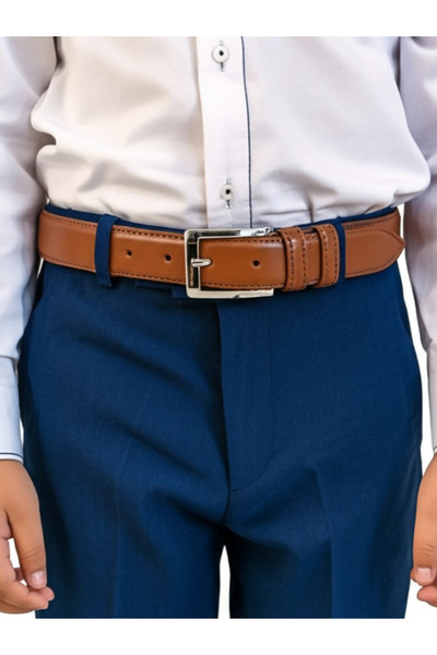 CANARİS Hnědý dětský pásek