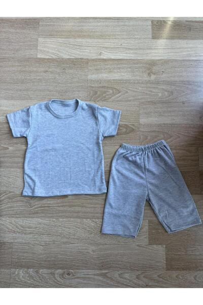 cimcim baby Solid Color Cotton Shorts Suit