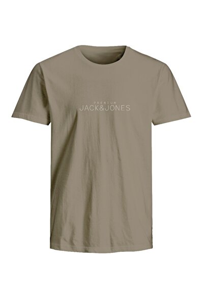 Jack & Jones Ανδρικό μπλουζάκι Jprblavance Ss Tee Crew Neck Fst 12282251-Greige