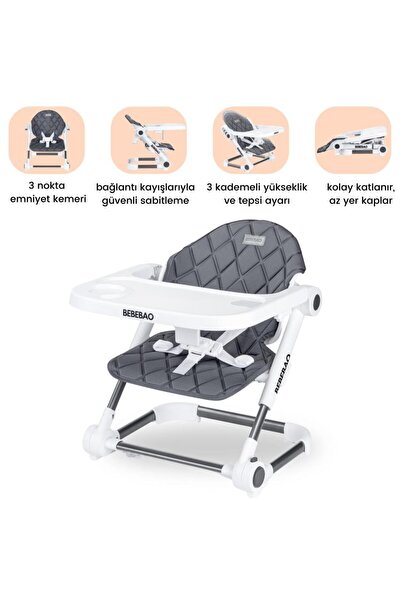 BEBEBAO Smart Portatif Mama Sandalyesi