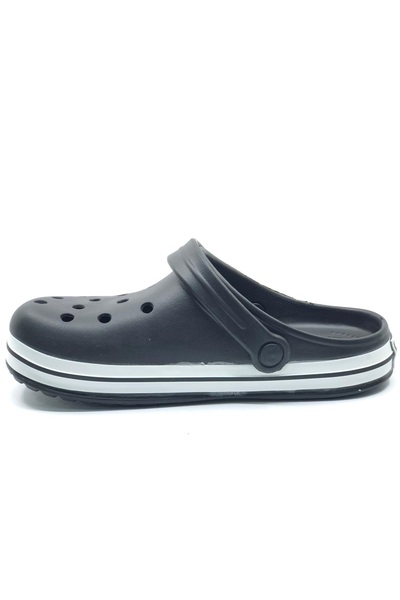 KOCAMANLAR Sabo Doctor and Nurse Slippers Orthopedic Unisex Slippers Black